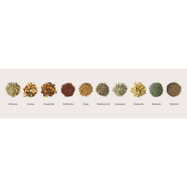 Piper & Leaf Artisan Tea Co - Wholesale Tea Bags - Healing Honeysuckle - 9 Tea Bags