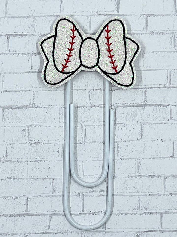 Accesorio de sujetapapeles para planificar lazos de béisbol para venta al por mayor de Meeko’s Must Haves