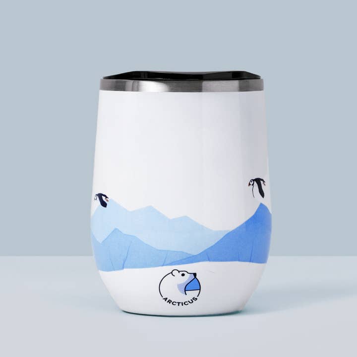 Ginger - Wholesale Insulated mug/tumbler - Puffin Coffee Cup2