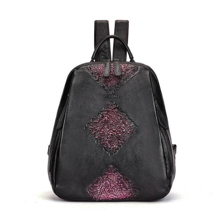 Zerimar Women's Leather Bag - Exclusive and Casual Engraved for wholesale by Zerimar 1942