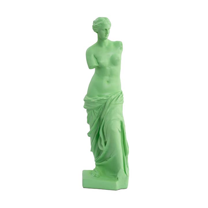 Venus Green Resin Sculpture 30Cm for wholesale by Gdeco