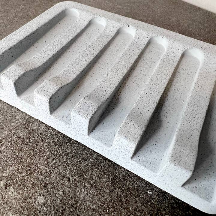 EMB Pretty – Großhandel Badeseifenschale – Grobe Seifenschale, Seifenstange aus Marmor, Badezimmer aus Stein, modern1