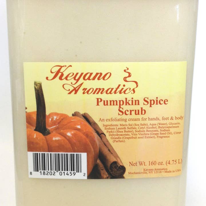 Pumpkin Spice Scrub Gal. for wholesale by Keyano Aromatics