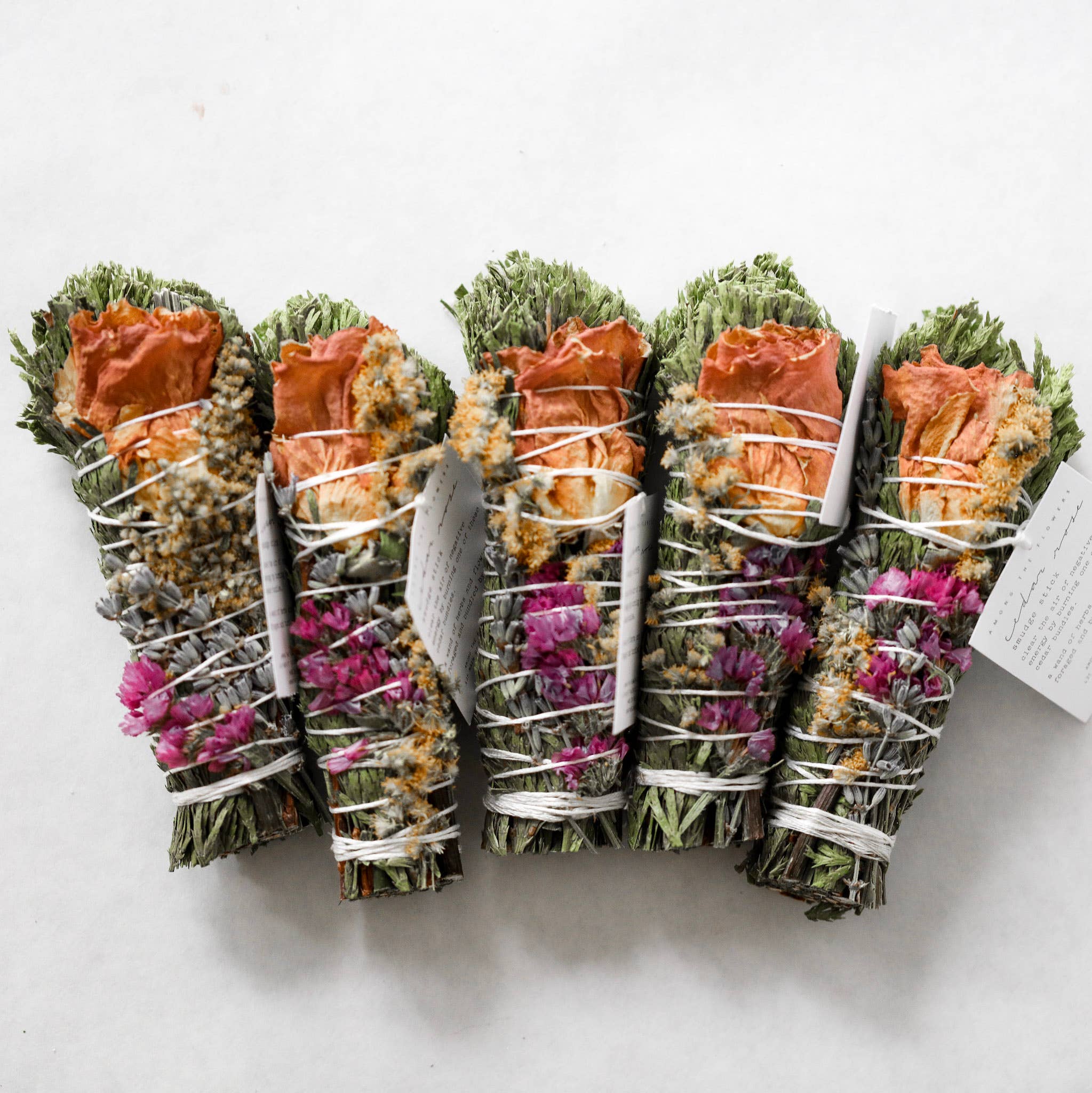Among the Flowers - Wholesale Smudge Stick - Floral Smudge Wands4