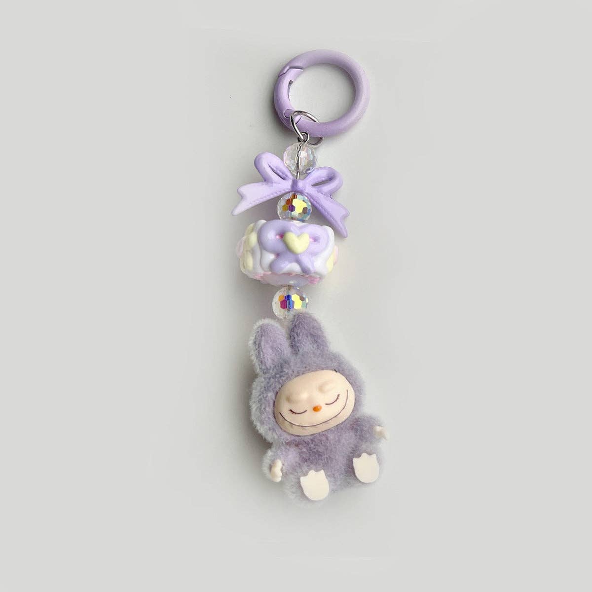 Little Trendy - Wholesale Keychain - Kids - Flocked Mini cute monster candy Keychain bag pendant0