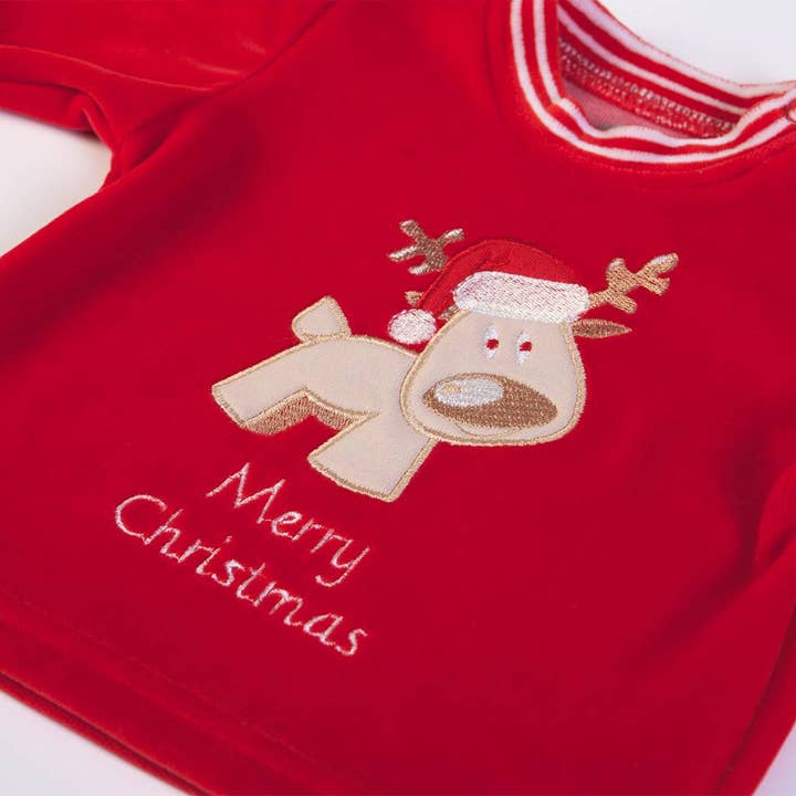 Red 16638 - Christmas t-shirt long sleeve + pants - AW 25-26 for wholesale on Faire4