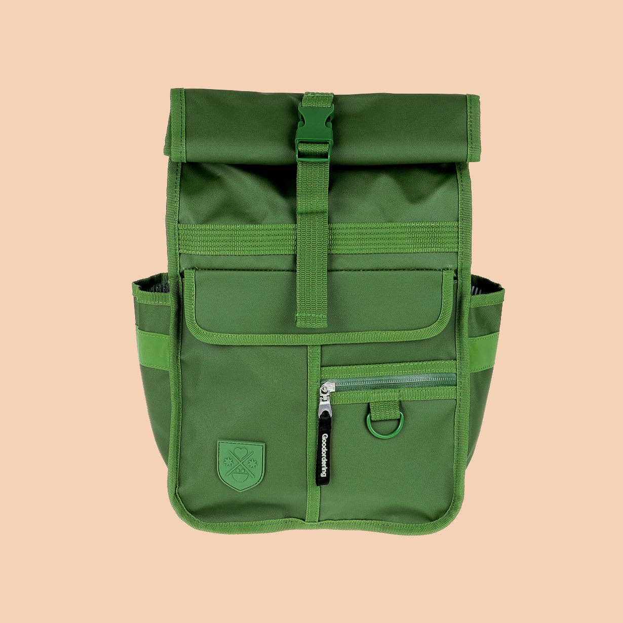 Goodordering – wholesale Backpack – Unisex – Green Mini Rolltop Backpack Eco Monochrome16