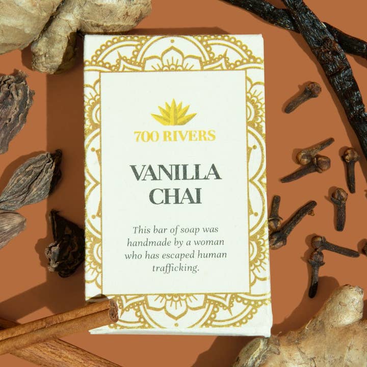 700 Rivers - Wholesale Bar Soap - Vanilla Chai Soap Bar | Holiday Gift | Stocking Stuffer 0