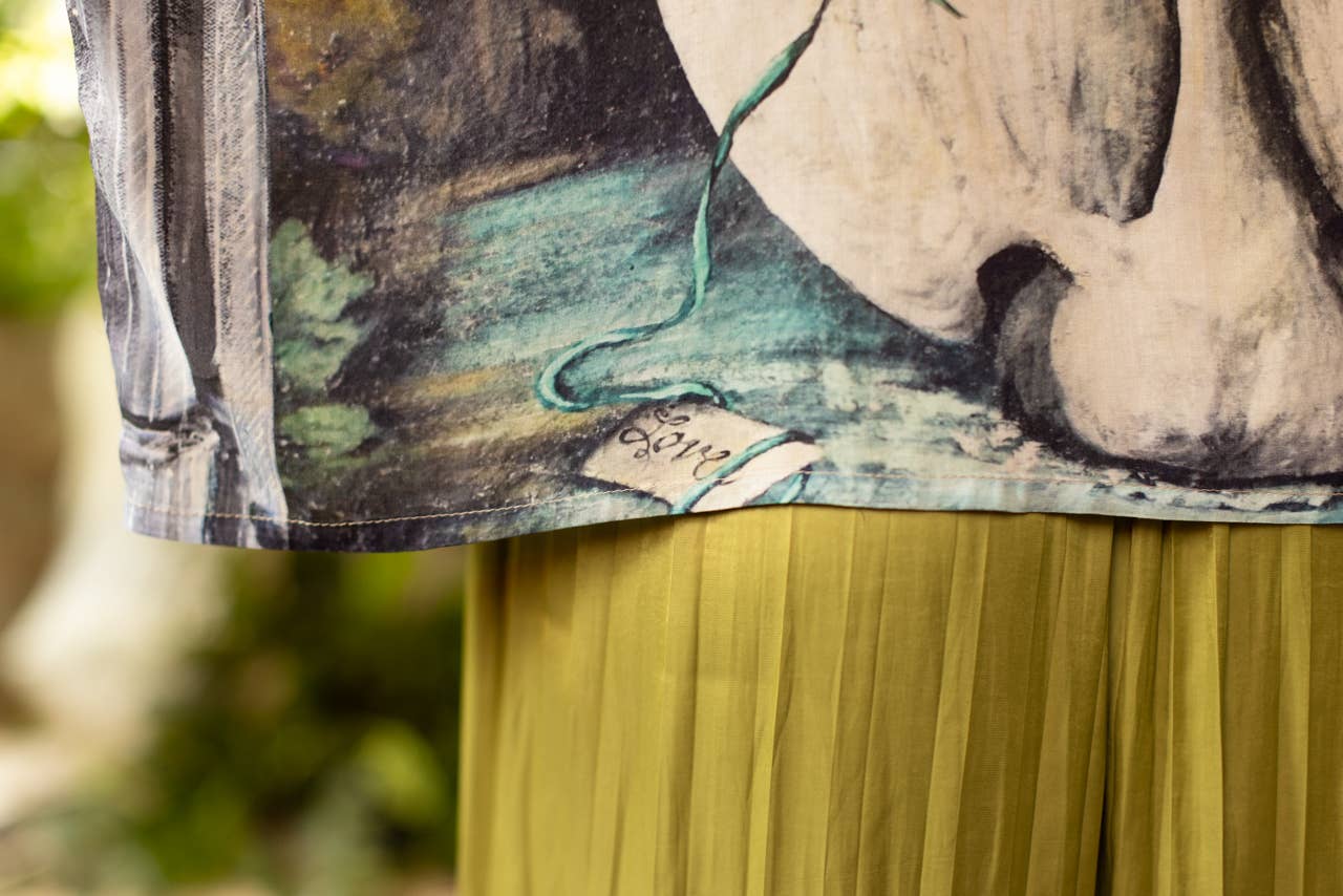 Market of Stars (USA) - Wholesale Kimono - Women's - Theatre of Dreams Pixie Duster Cropped Kimono w/ Swan8