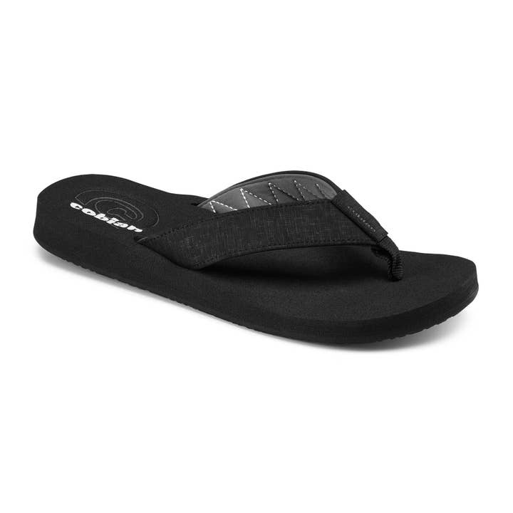 Cobian USA - Wholesale Flip Flops - Men's - Floater 2â„¢ - Black Best Selling Great Value Low Priced Flip Flop Sandal with Arch Support