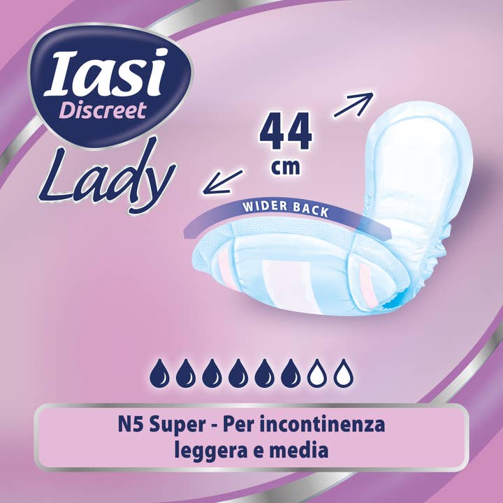 Babylino - Wholesale Incontinence Aid - IASI Discreet Lady Super Absorbent for Urinary Leaks, 10 Units5
