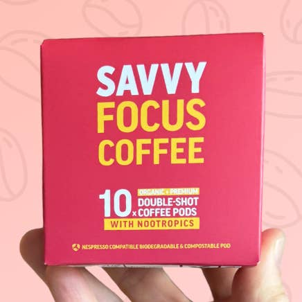 Nootropic Coffee Pods - Double Shot for wholesale by SAVVY BEVERAGES