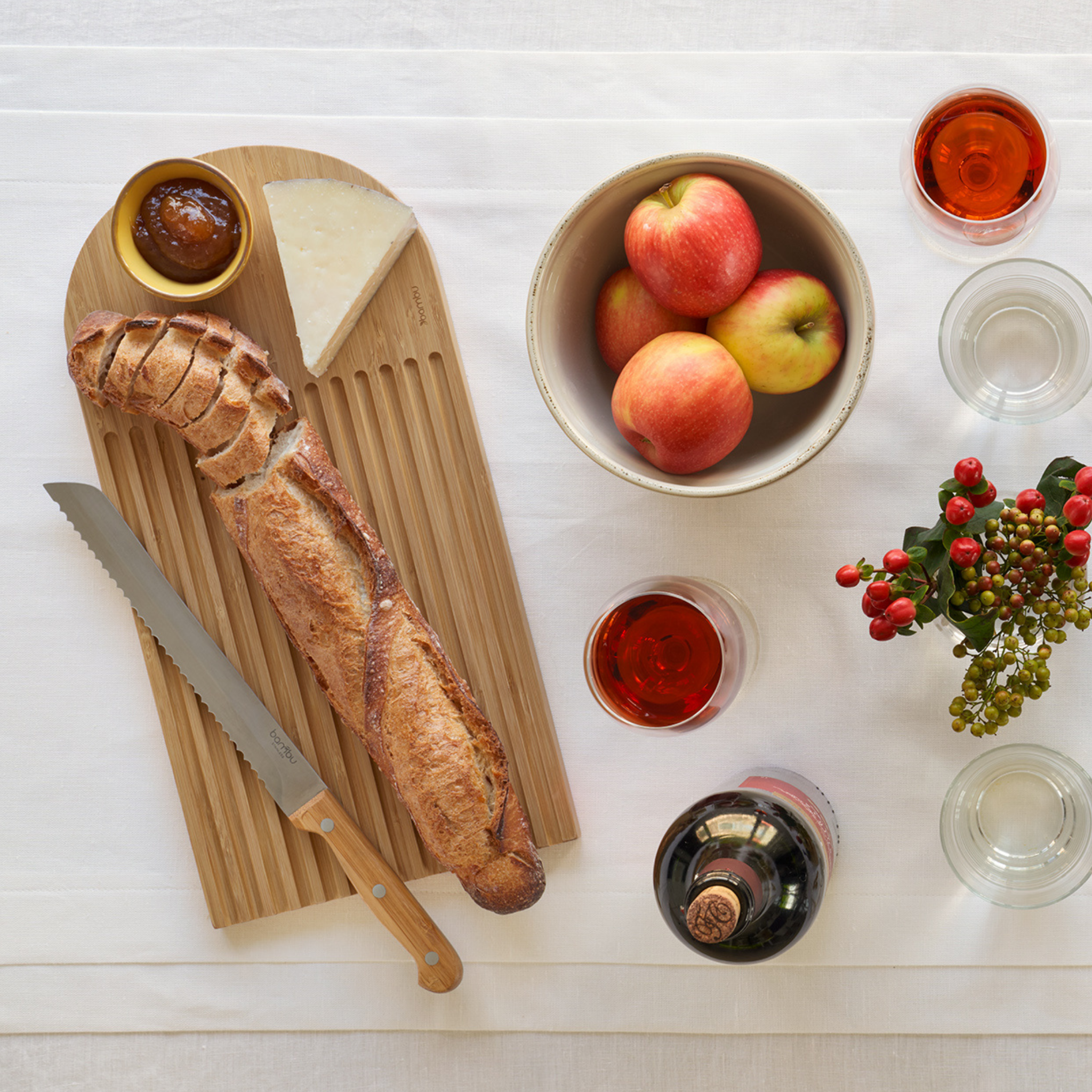 bambu® - Wholesale Cutting Board - Arch Bamboo Charcuterie and Bread Board1