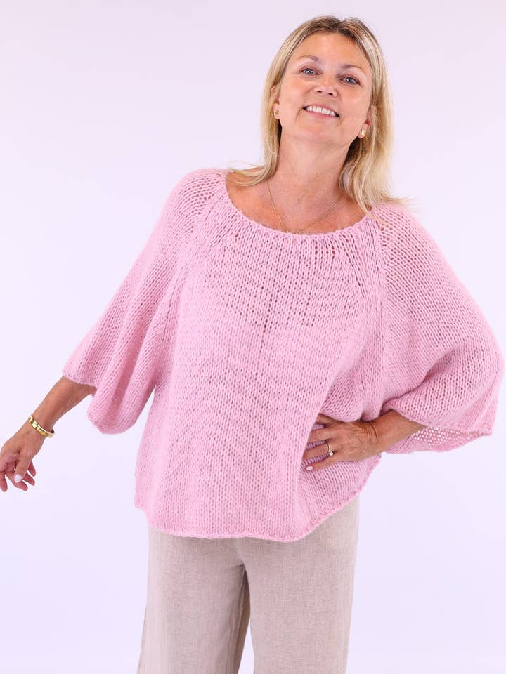 Cadenza Italy Ltd - Wholesale Knitted jumper – Women′s - Alpaca Blend Swing Jumper7