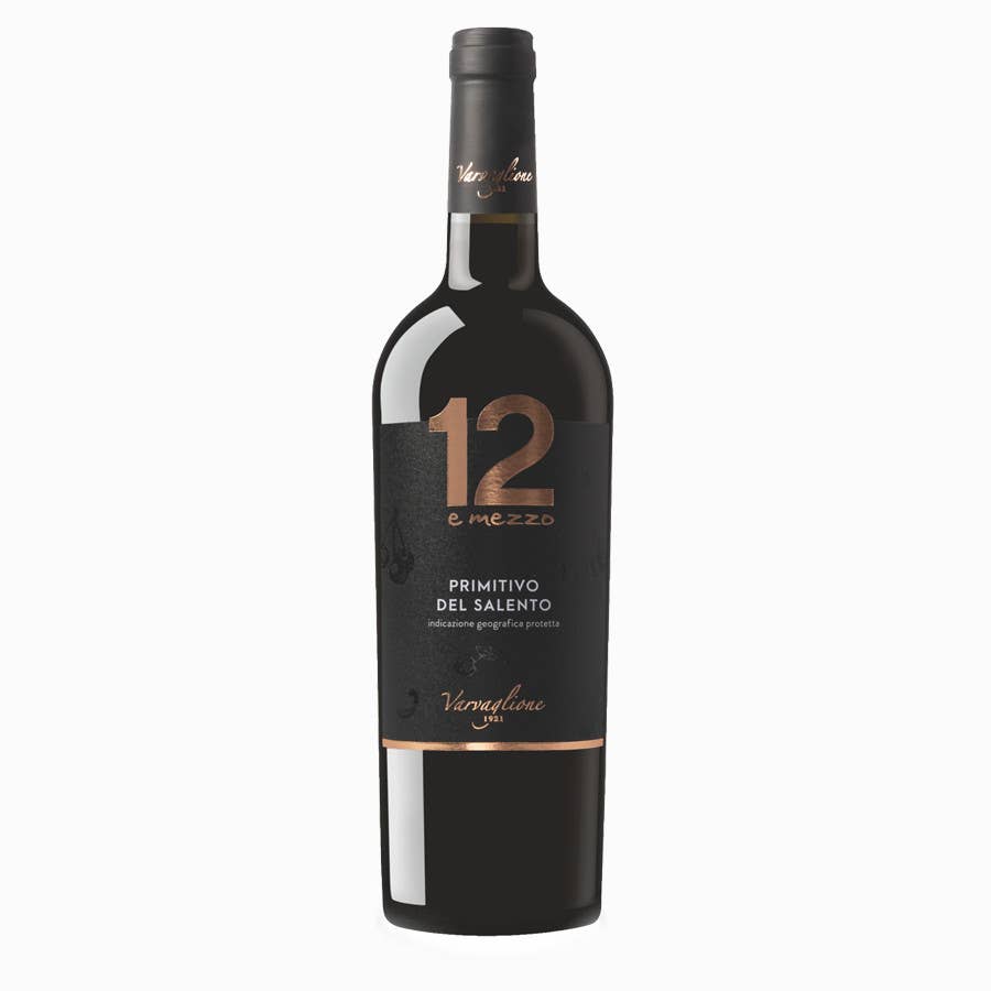 Metina SAS – Großhandel Rotwein – Primitivo Salento IGP 12 E Mezzo Varvaglione 1,5 Lit.Einzel 1