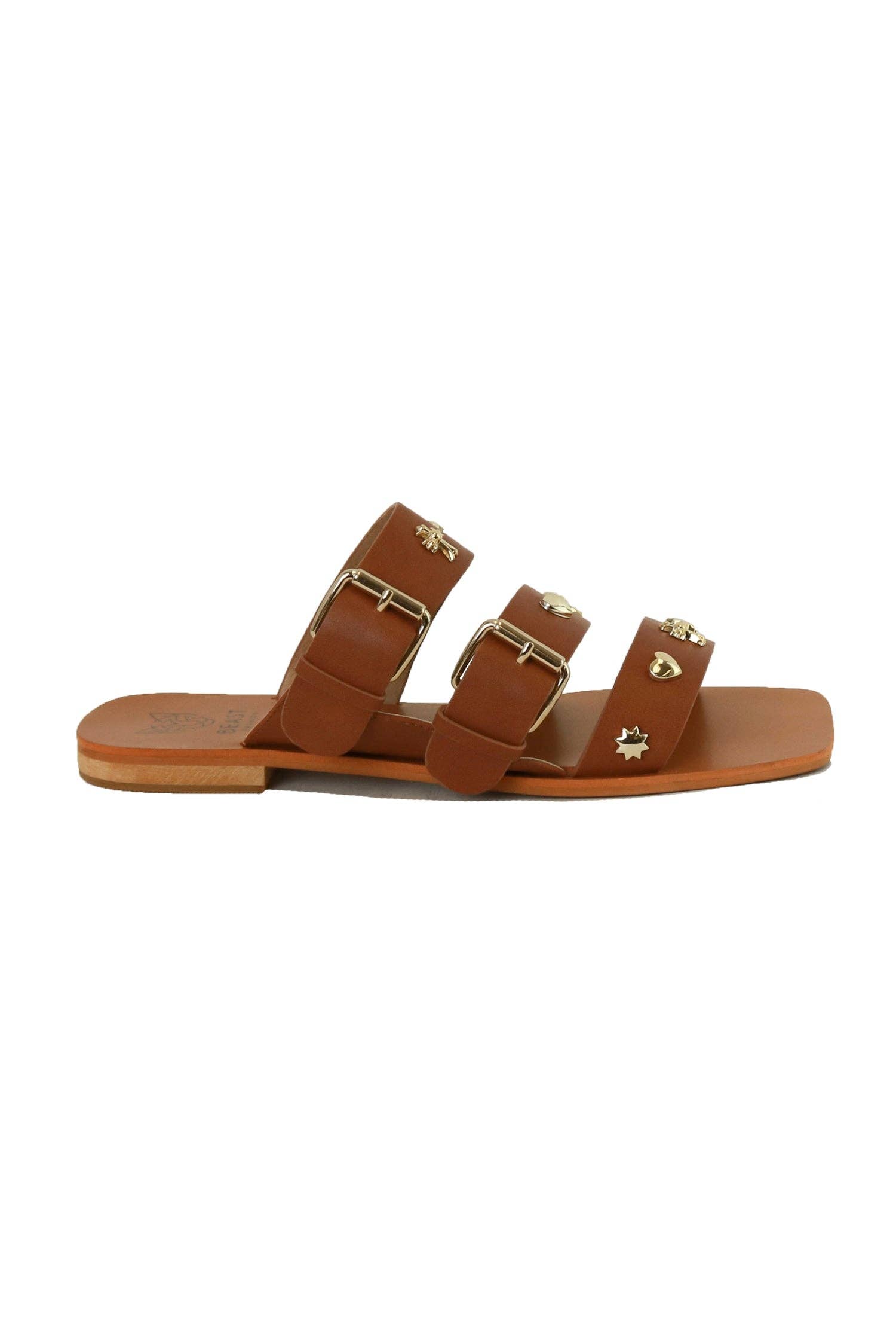 BEAST FASHION - Vendita all'ingrosso Sandali - Donna - Sandali bassi con borchie LANA-020