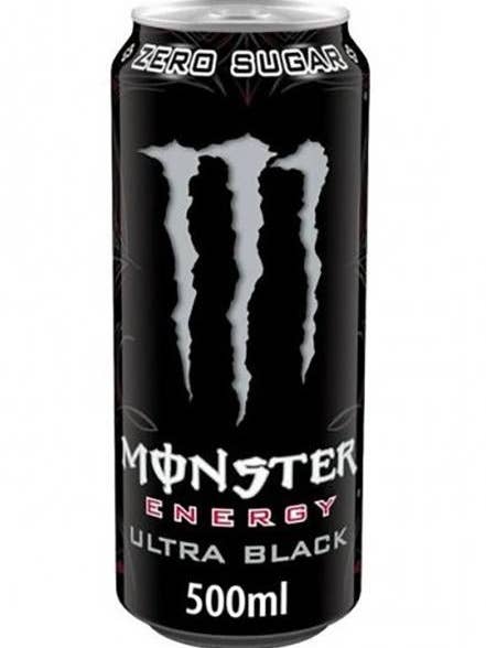 MONSTER ULTRA BLACK 500ML for engroshandel hos Willy be Smart