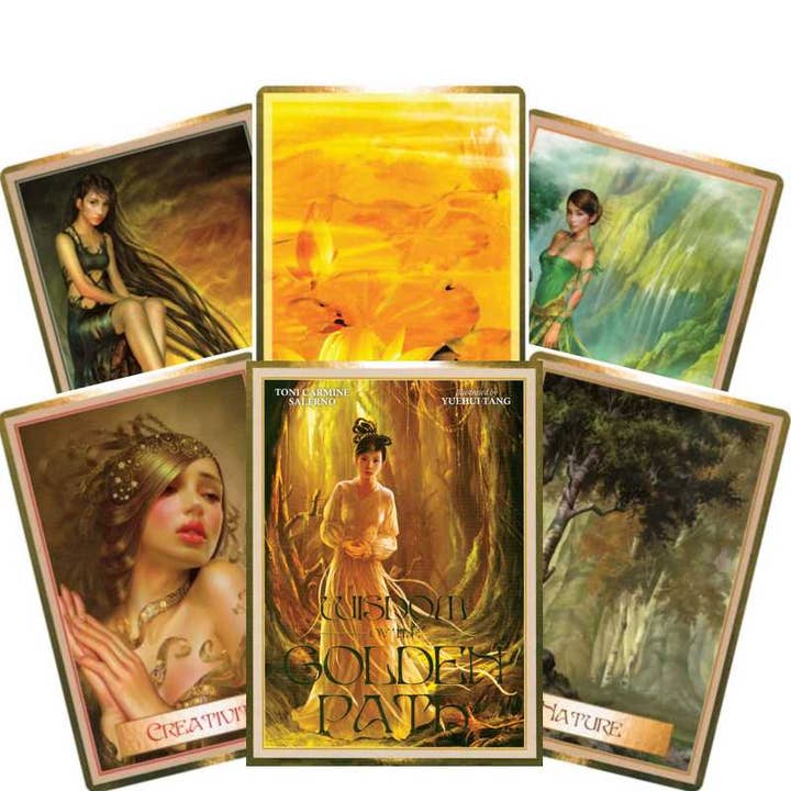 Wisdom Of The Golden Path Oracle Cards Blue Angel for wholesale by Cardshouse