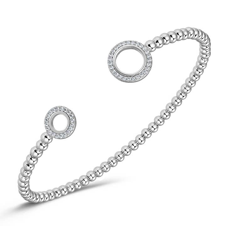 Open Circle Cuff Bracelet for wholesale by NY Jewelry House