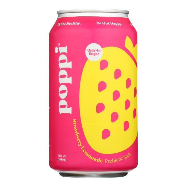 Ware Spark - Wholesale Soda/Carbonated Drink - Poppi - Prebio Soda Strwbry Lemon - Case Of 12-12 Fz