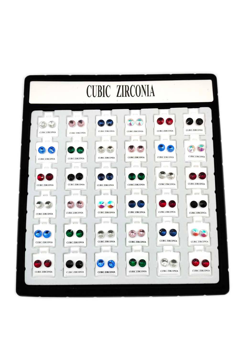 Lucylou Collection - Wholesale Stud/Post Earrings - Cubic Zirconia Stud Earrings0