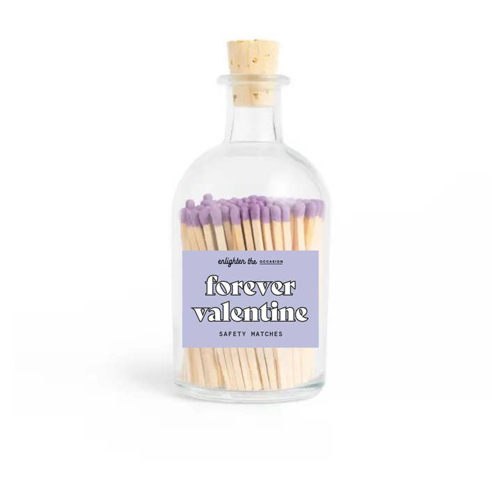 Voor altijd Valentijn Apotheekpot met Lavendel Lucifers voor wholesale door Enlighten the Occasion