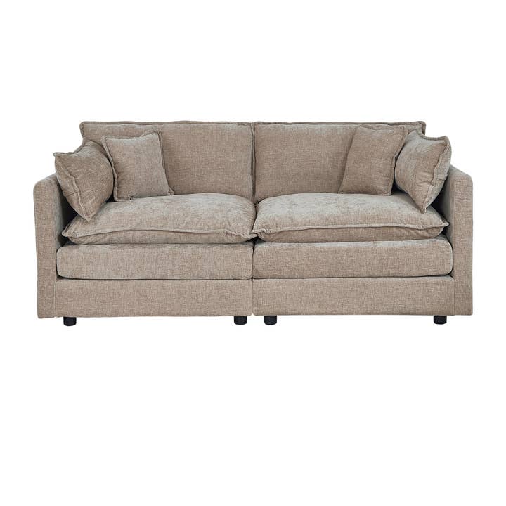HOMYCASA DESIGN INC - Wholesale Sofa - Sofa Set, 2/3-Seater with Footrest, Wood & Steel