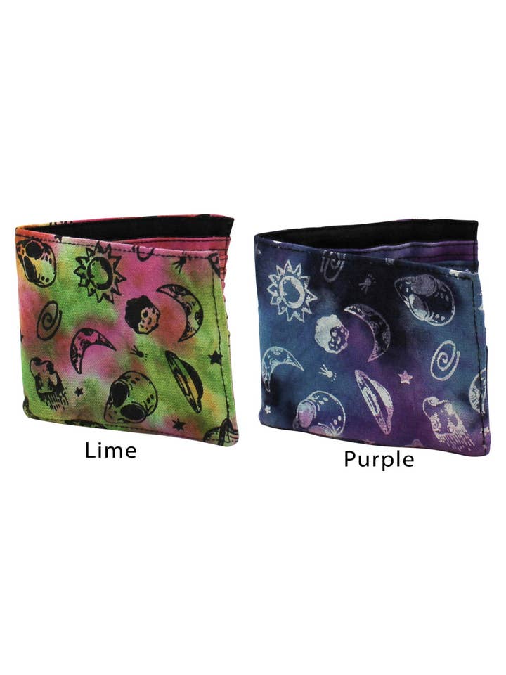 Psychedelic Tie Dye Bifold Wallet for wholesale by Lakhays Collection Inc.