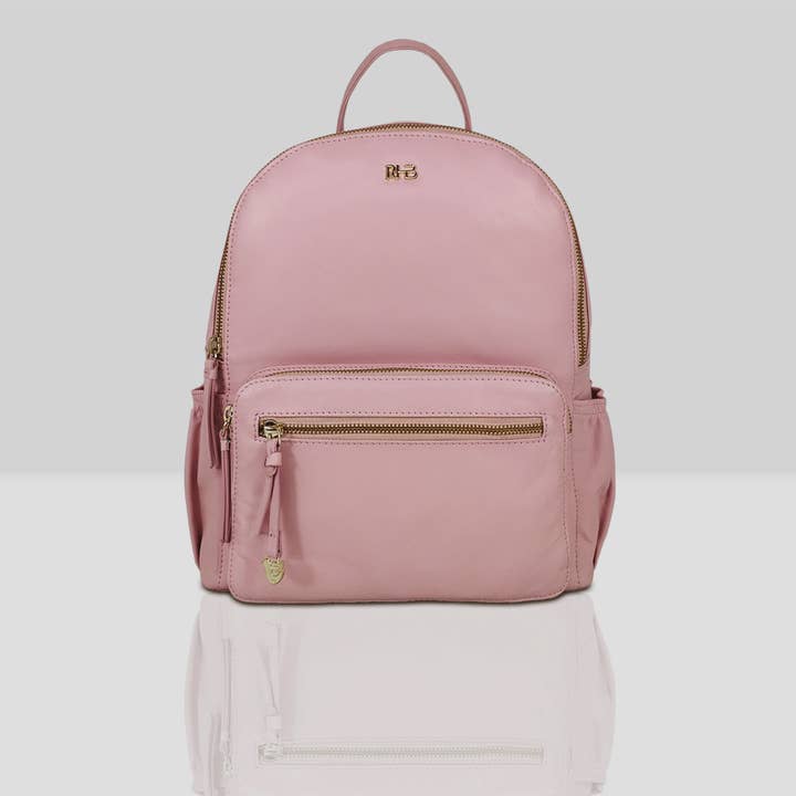 'ISABELLA' Baby Pink Lightweight Luxurious Baby Changing/D for wholesale by Assots London