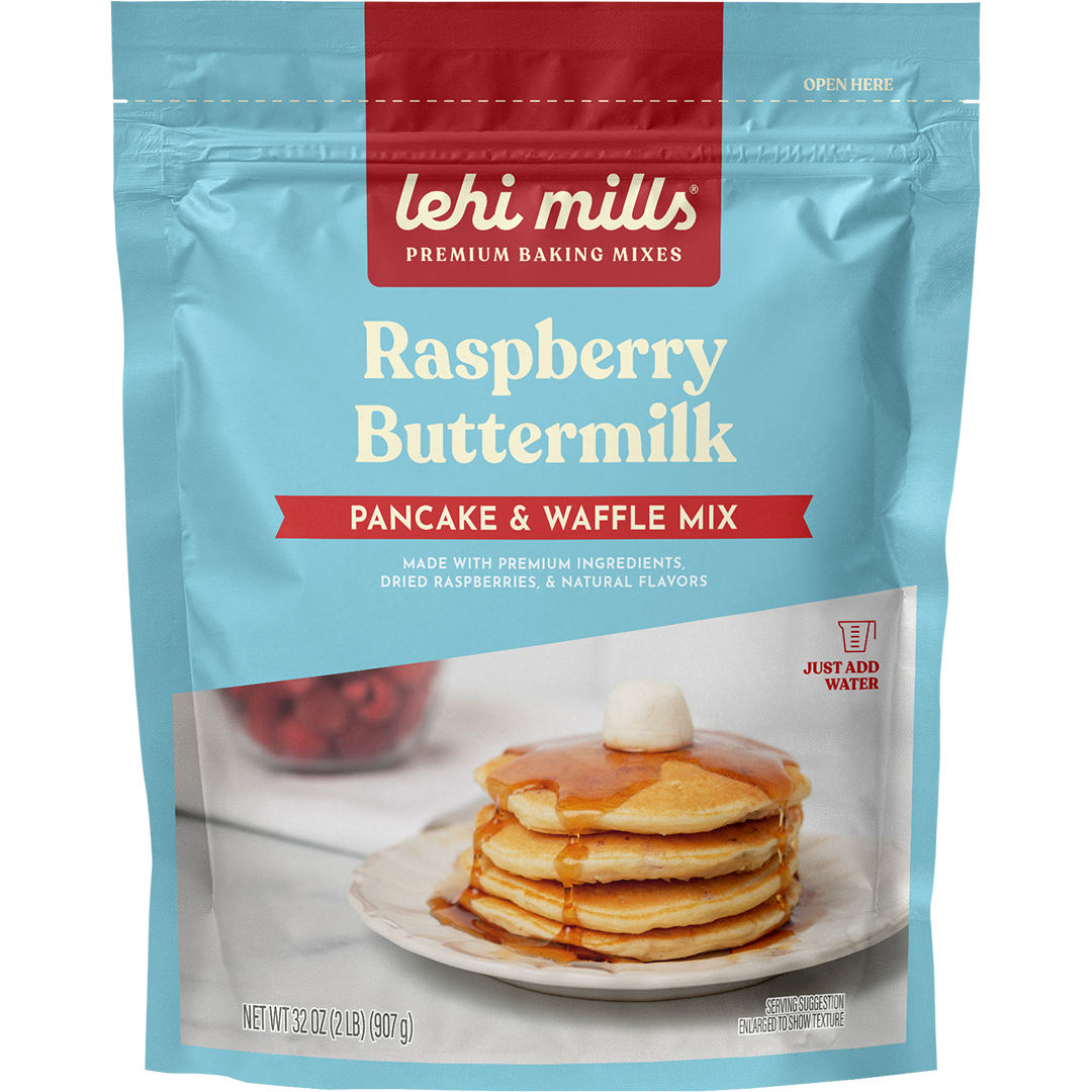 Lehi Mills - Wholesale Pannenkoekenmix - Pannenkoekmix met frambozen en karnemelk2