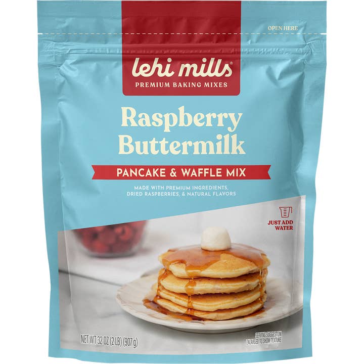 Lehi Mills - Wholesale Pannenkoekenmix - Pannenkoekmix met frambozen en karnemelk2