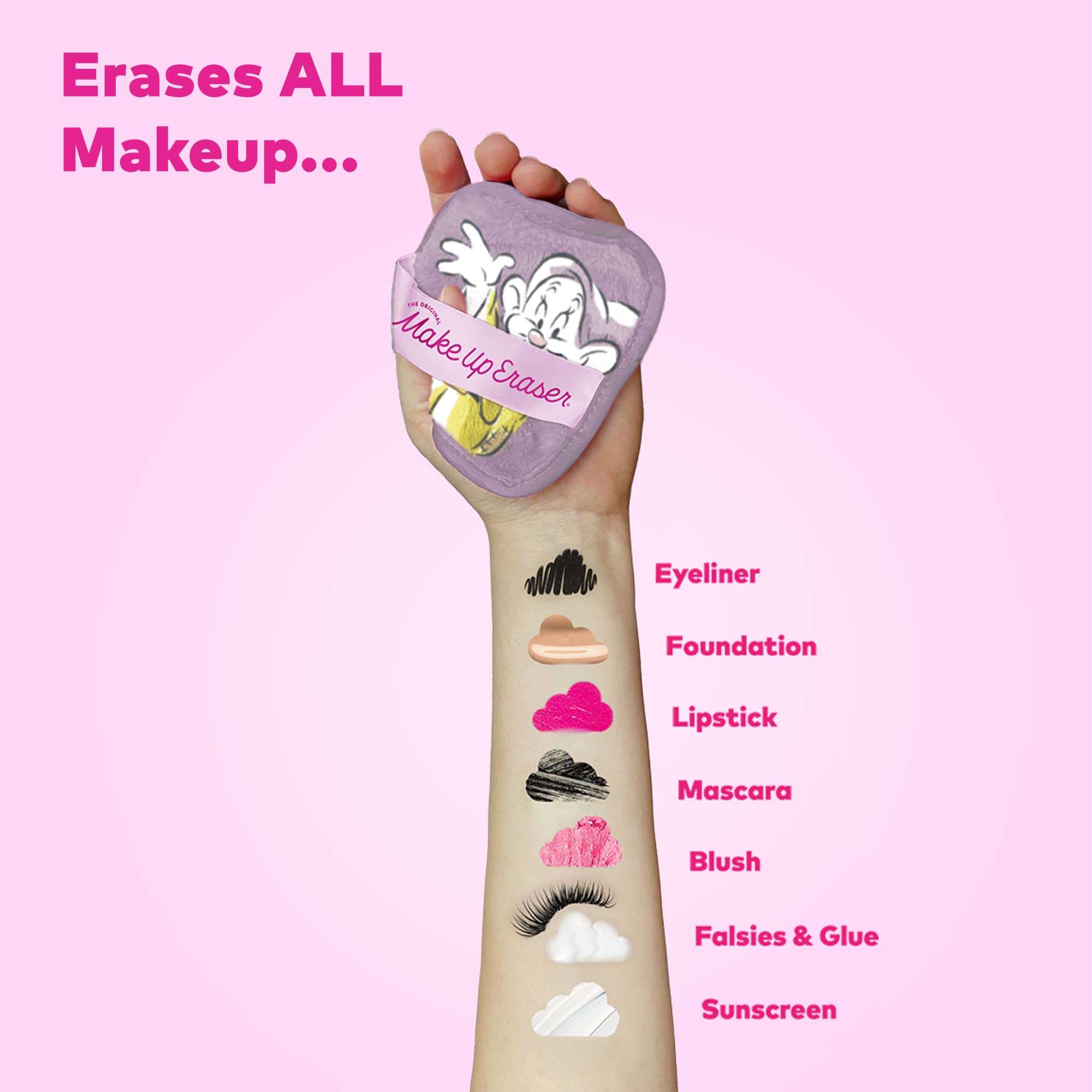 The Original MakeUp Eraser - Wholesale Makeup Remover - Snow White & The Seven Dwarfs 7-Day Gift Set  © Disney 8