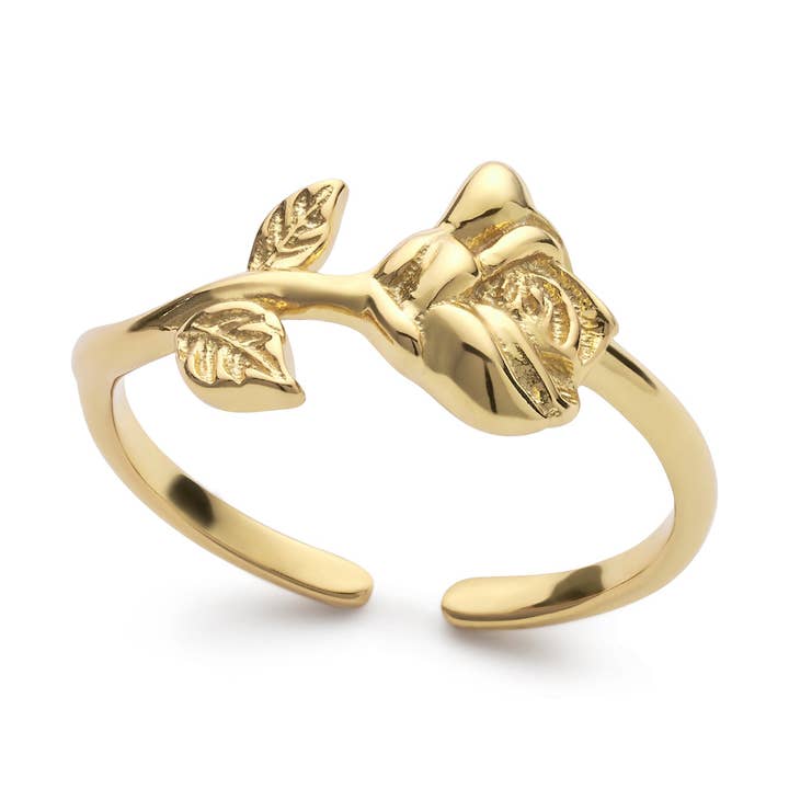 Bague en or rose pour la vente par Elk & Bloom