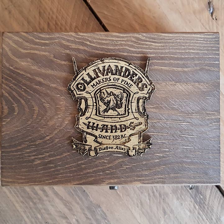 Outcast Props - Wholesale Decorative Box - Wood Potions box OLLIVANDERS.1