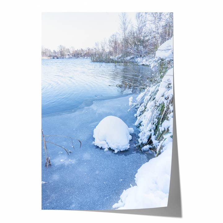 Rivage Enneigé | Tirage Photographique d'Art pour la vente par Natasha Riha Photography