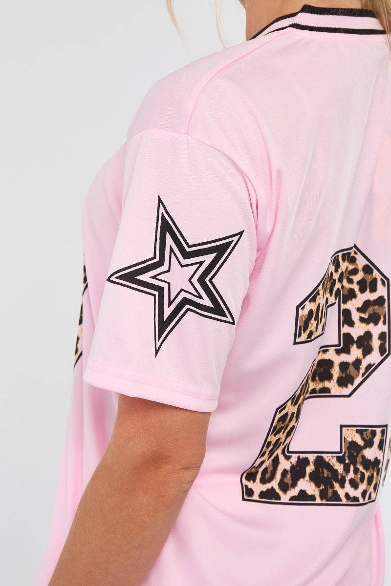 AX Labels - Wholesale Top & Short Set (NOT Loungewear) - Women's - Leopard Print 23 T-Shirt With Shorts Co-ord10