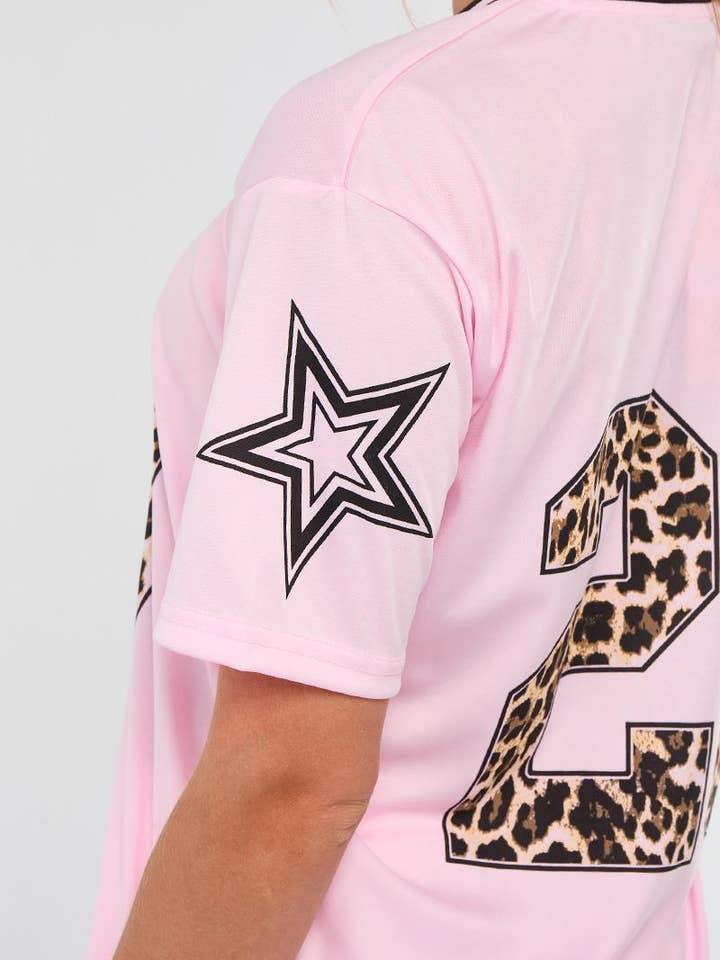 AX Labels - Wholesale Top & Short Set (NOT Loungewear) - Women's - Leopard Print 23 T-Shirt With Shorts Co-ord10