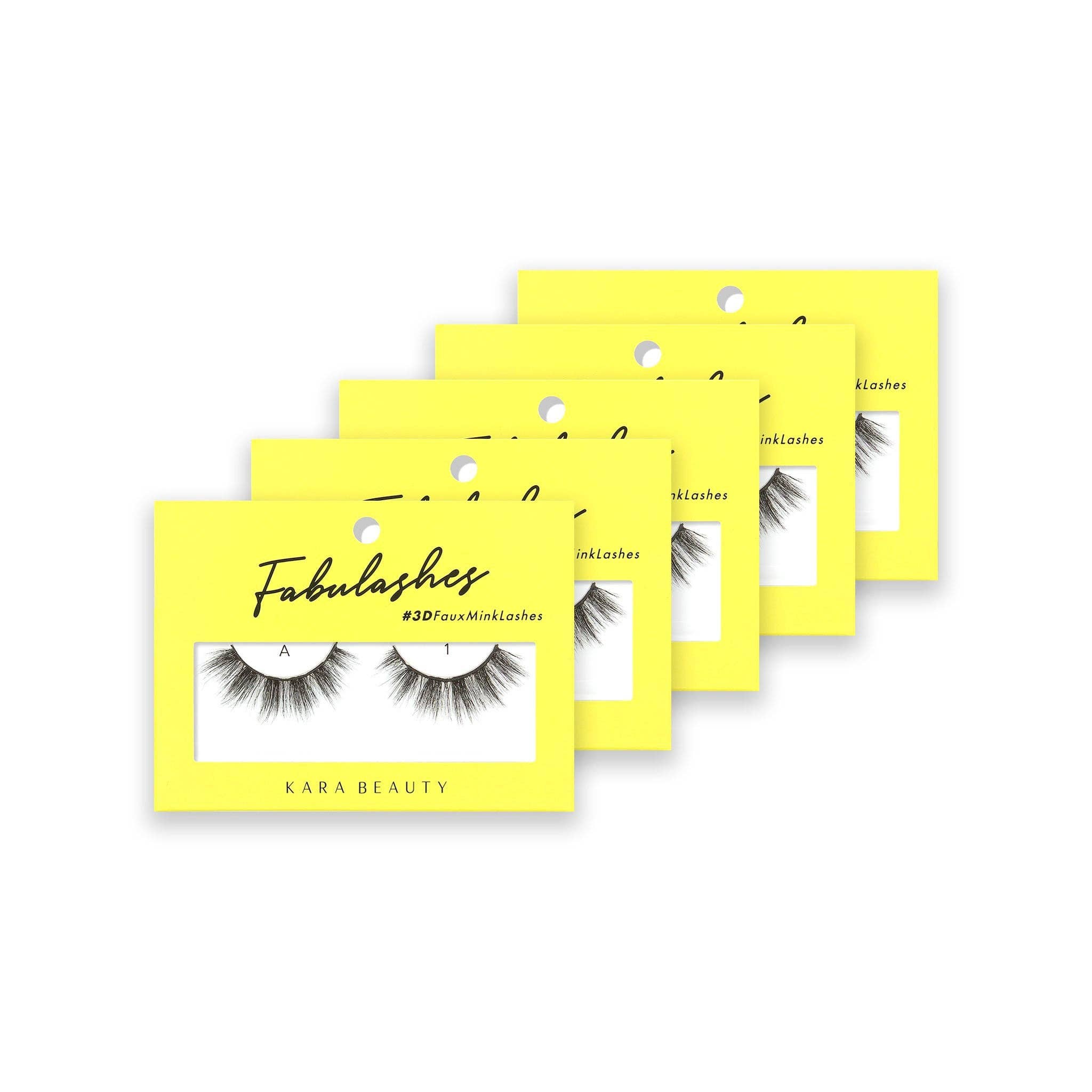 Kara Beauty – wholesale Lösögonfransar – A1 FABULASHES 3D Faux Mink Fransar4