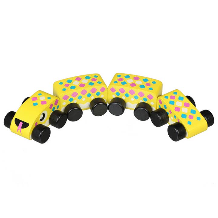 Wooden Toys - Wholesale Wood Toy - Kids - Wood Toy Snake | Push Toy | Pull Toy | Toddler Toy