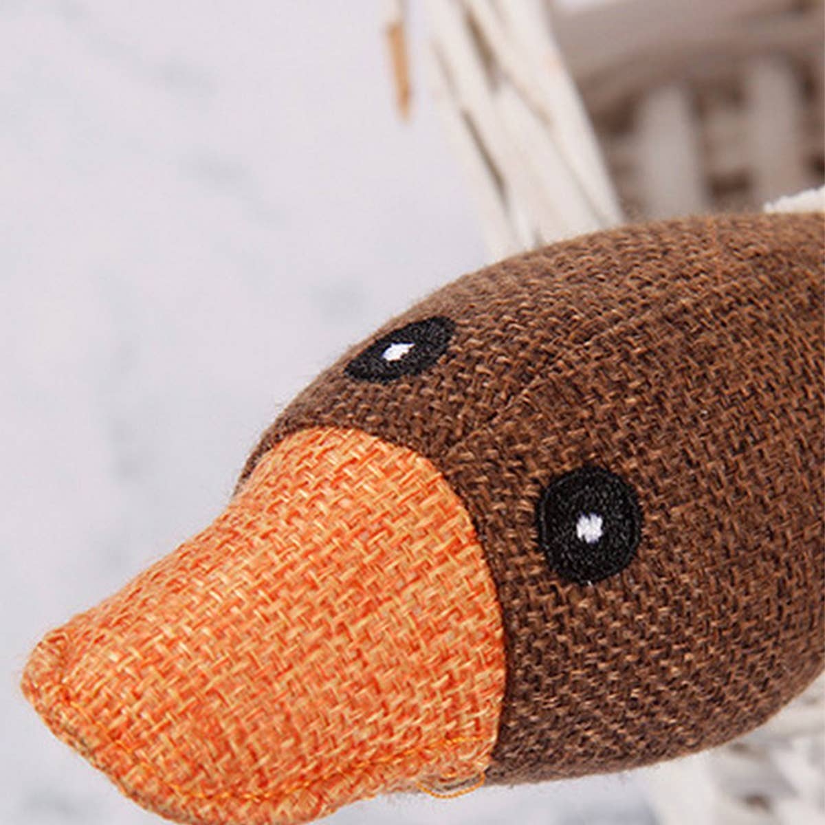 PAWPAWwholesale - Wholesale Pet Plush Toy - Dog - Wholesale Durable Plush Pet Toy – Burlap Goose_CWMM53587