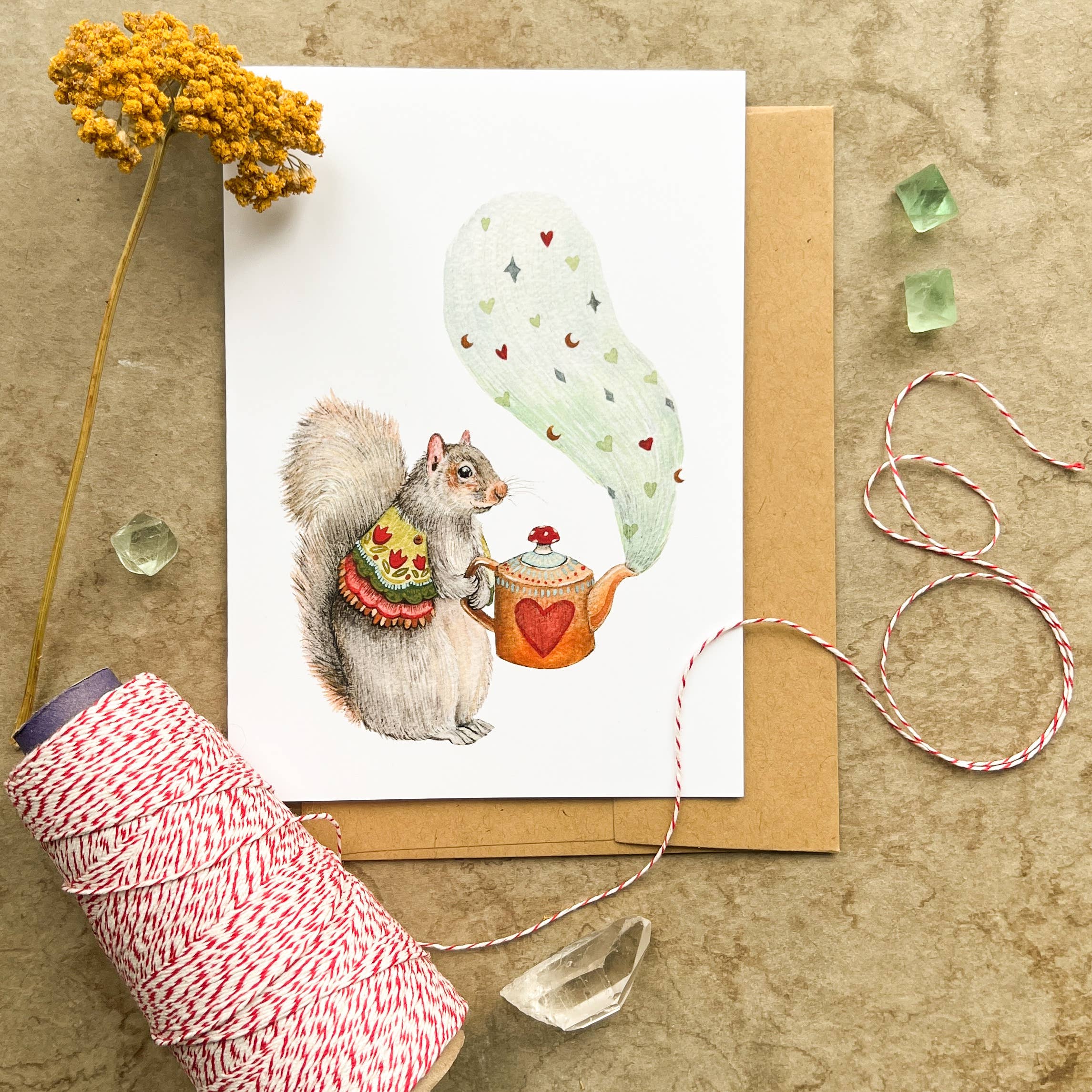 Polanshek of the Hills - Wholesale Everyday Greeting Card - Card - Tea for Two2