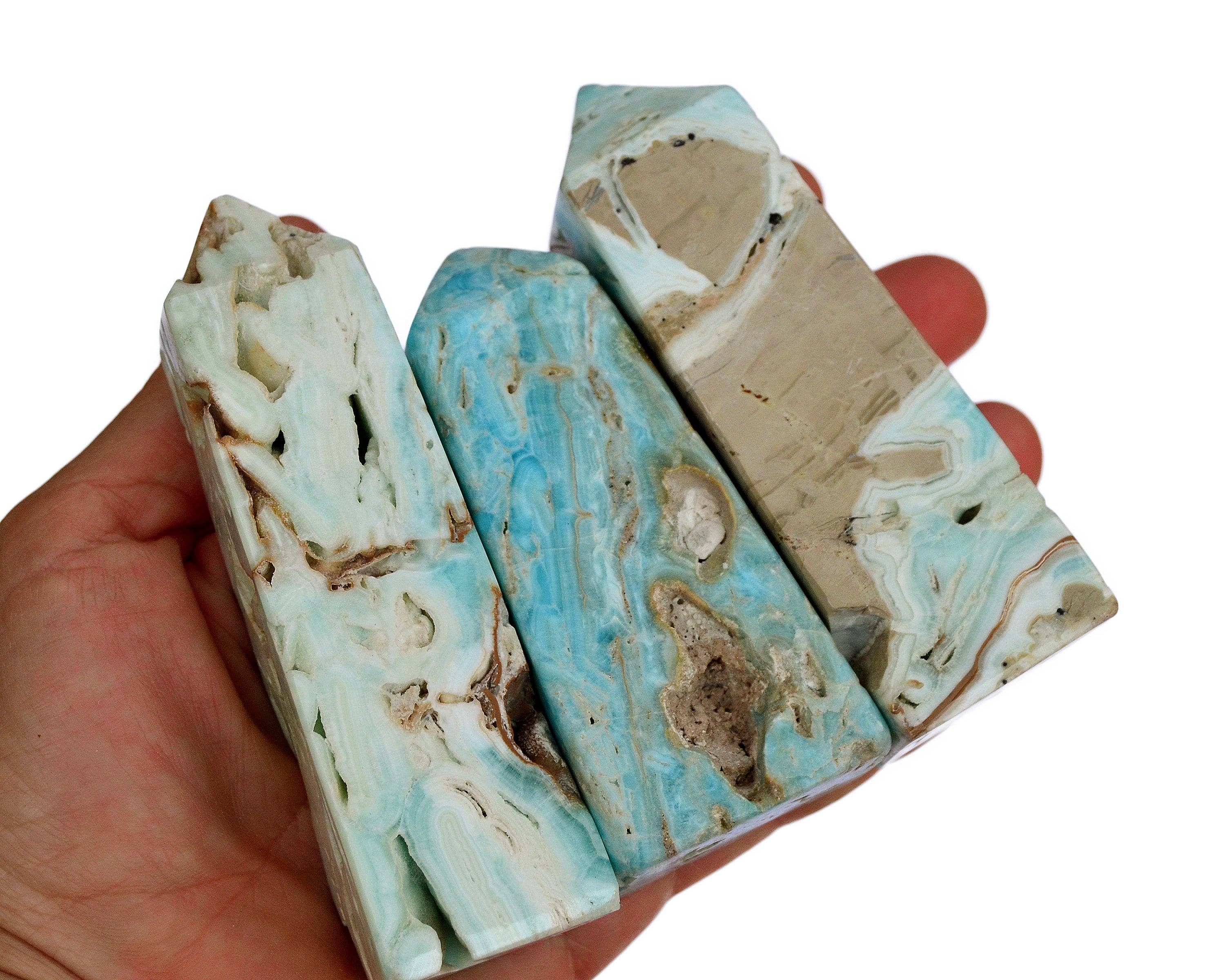 Wholesale Blue Aragonite Tower (100g - 200g) for your store