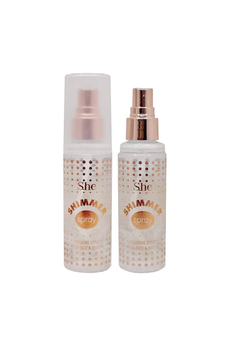 PINEAPPLE Beauty - Wholesale Makeup Setting Spray/Powder - SHE SP1065GD Gold Face & Body Shimmer Spray - 123