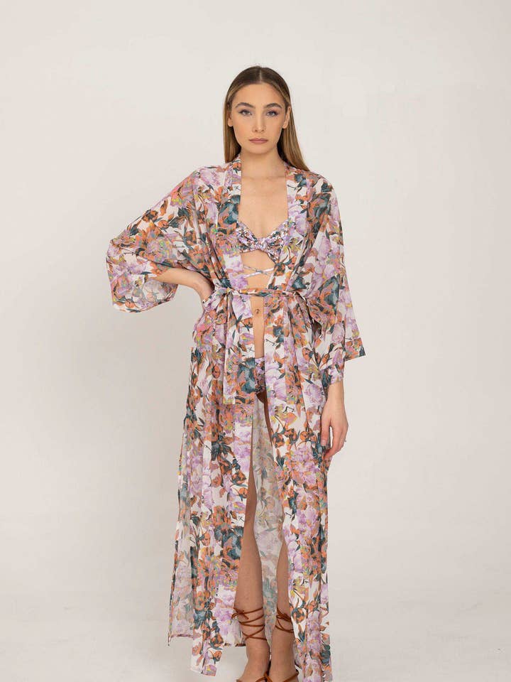 Minerva long shirt with wide sleeves for wholesale by Feminista