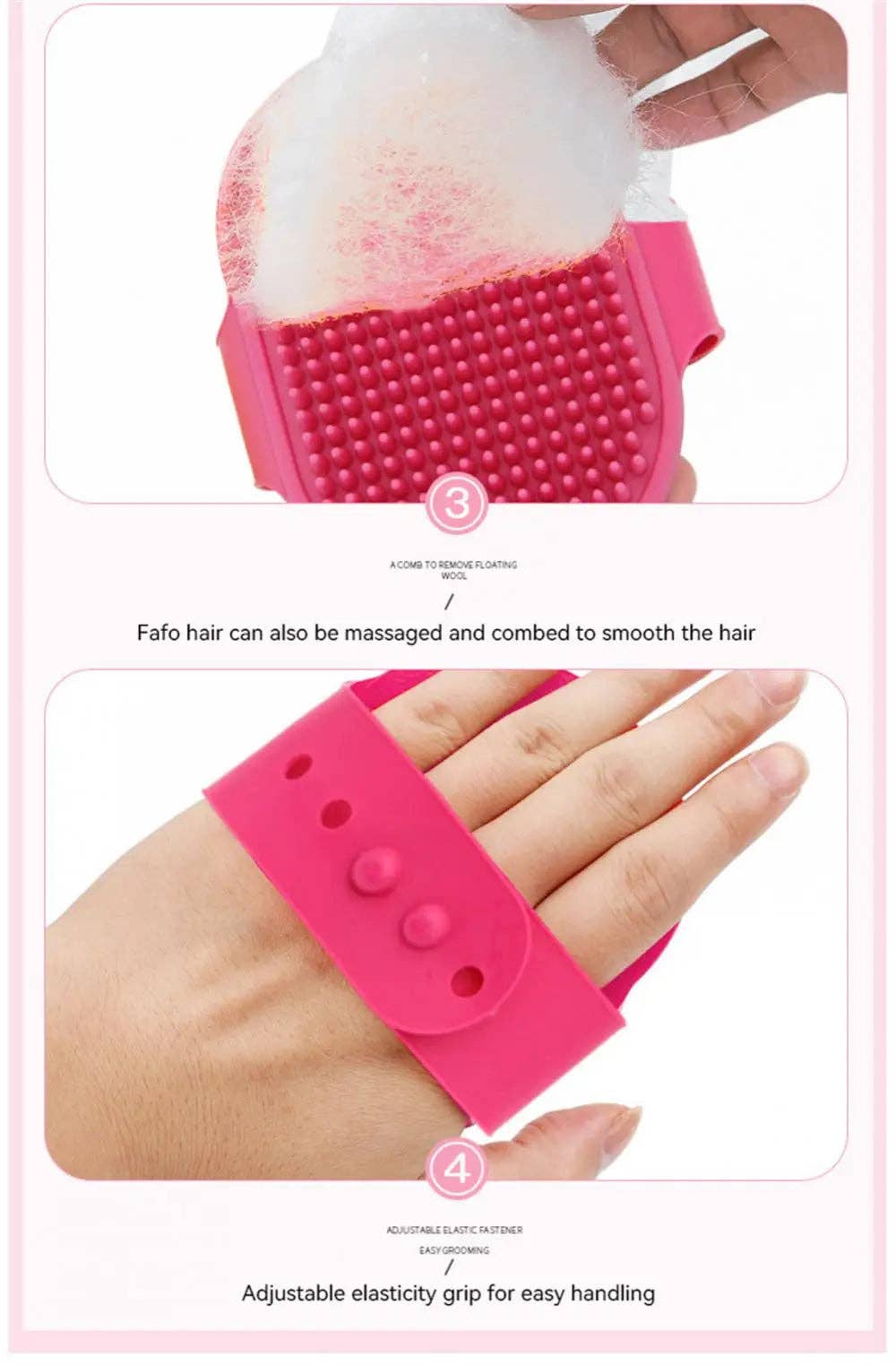 Assorted Soft Rubber Pet Bath Brush - Silicone Comb, Hair Remover for wholesale on Faire2