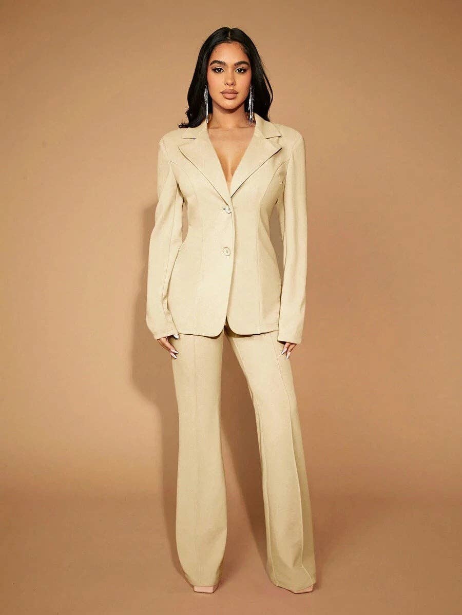 Suhkasana - Vente Pantalon – femme - Pantalon droit taille haute | Pantalon de travail pour femme28