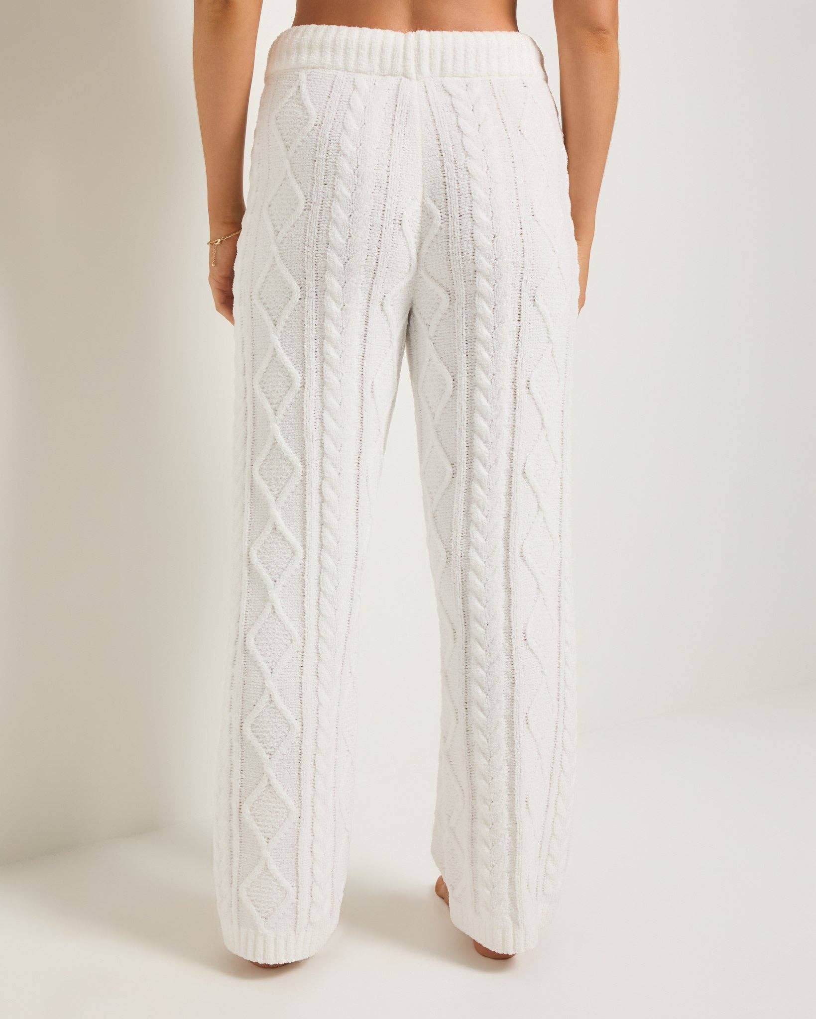 White Dreamcatcher Chenille Pant for wholesale on Faire2