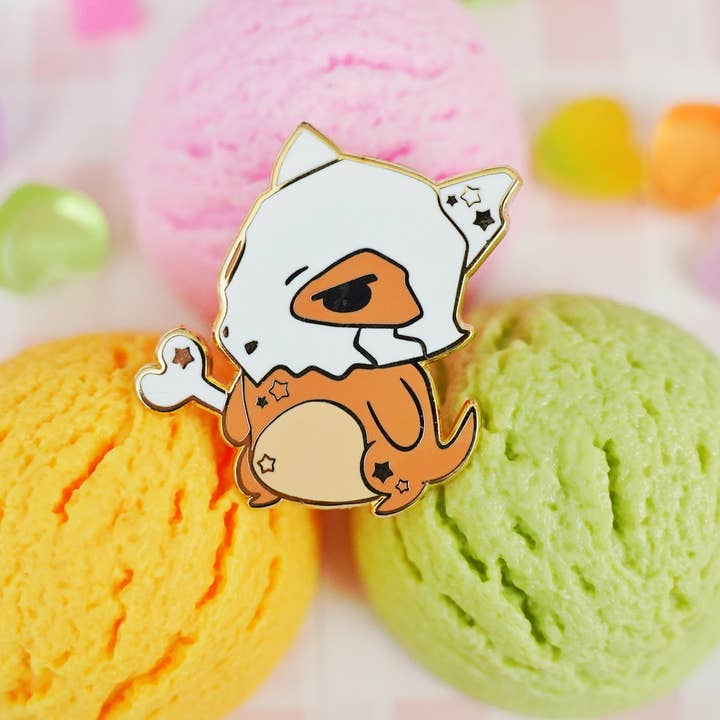 Naytendo - Wholesale Lapel Pin/Button - Anime Pokemon Cubone Enamel Pin