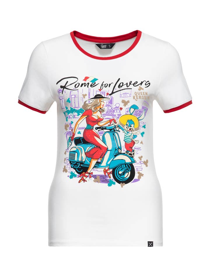 KING KEROSIN - Wholesale T-shirt (Zonder tekening) - Dames - Rome for Lovers T-shirt van KING KEROSIN