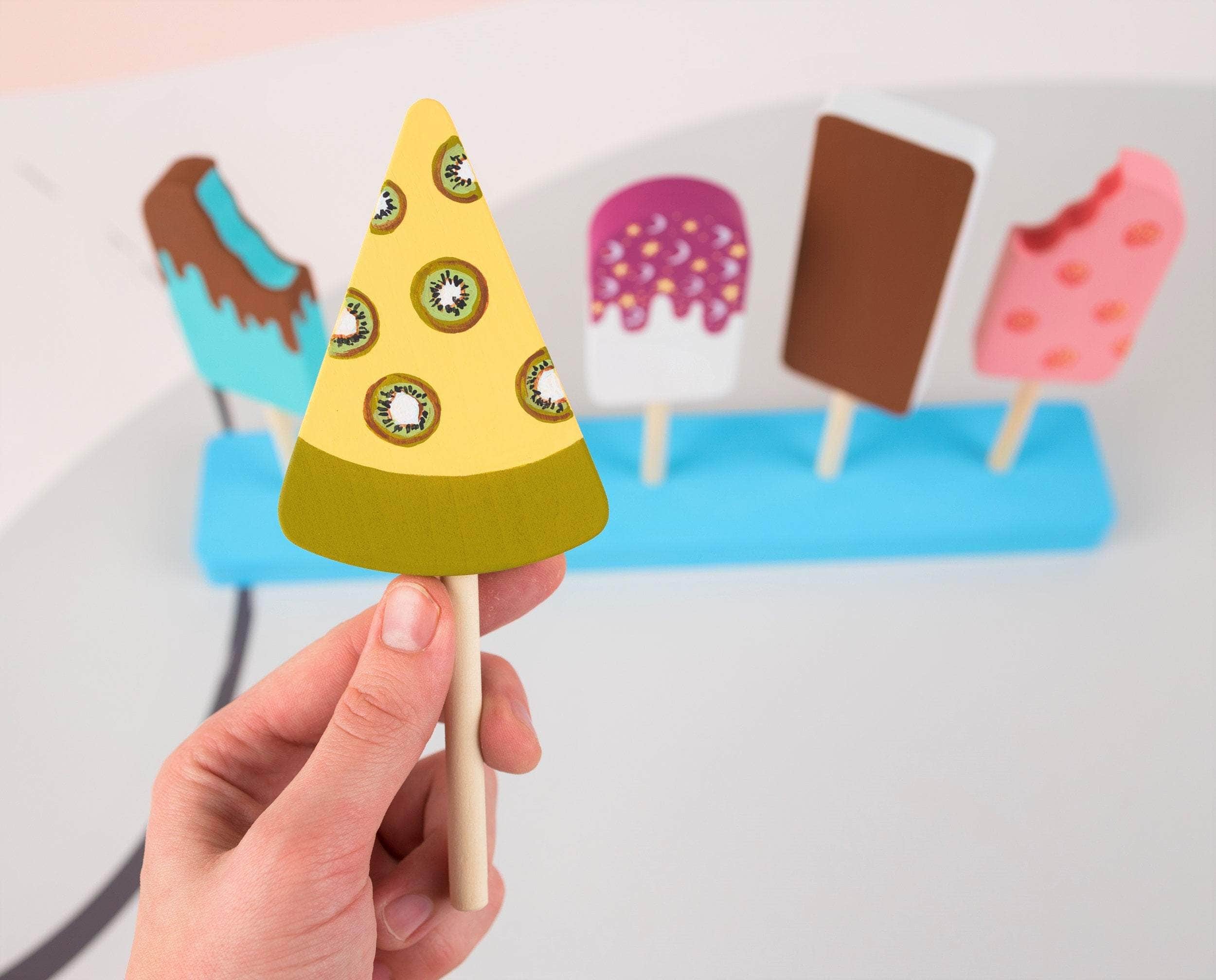 Firebird - Wholesale Wood Toy - Kids - Wooden Ice Lollys8